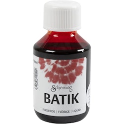 Batikfärg, röd, 100 ml/ 1 flaska
