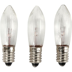 LED-glödlampa, H: 45 mm, Dia. 15 mm, 3 st./ 1 förp.