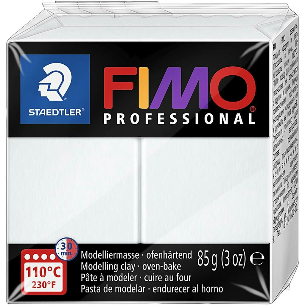 FIMO® Professional, vit, 85 g/ 1 förp.