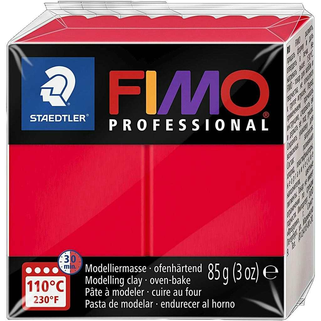 FIMO® Professional, röd, 85 g/ 1 förp.