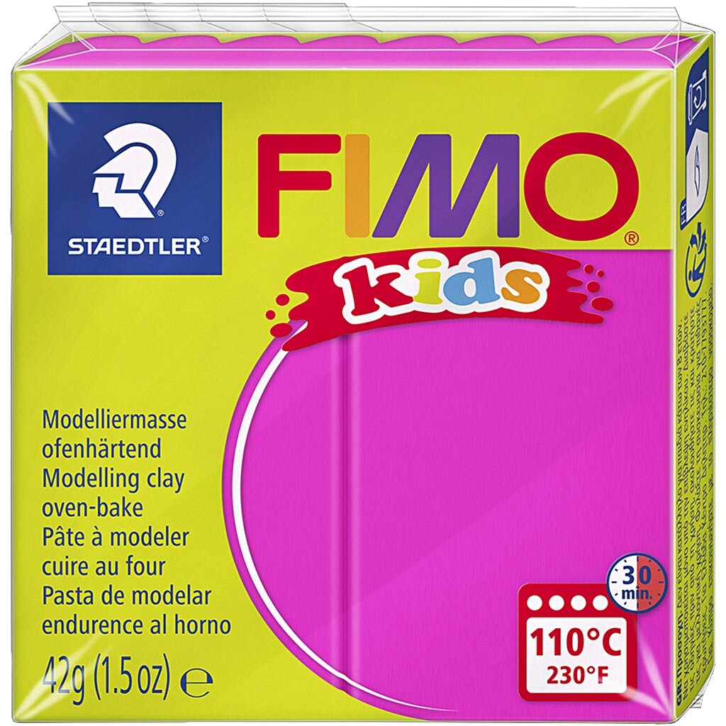 FIMO® Kids Clay, rosa, 42 g/ 1 förp.