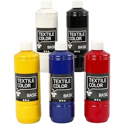 Textile Color textilfärg, primärfärger, 5x500 ml/ 1 förp.