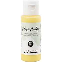 Plus Color hobbyfärg, primrose yellow, 60 ml/ 1 flaska