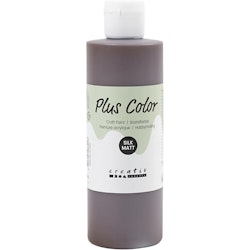 Plus Color hobbyfärg, chocolate, 250 ml/ 1 flaska