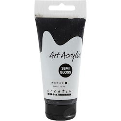 Pigment Art Acrylic, täckande, mars black, 75 ml/ 1 flaska