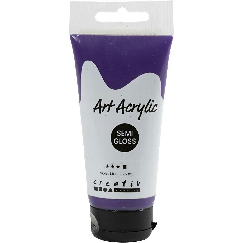 Pigment Art Acrylic, täckande, violet, 75 ml/ 1 flaska