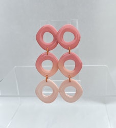 Uneven circle (glossy fade peach)