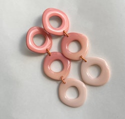 Uneven circle (glossy fade peach)