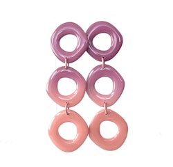 Uneven dangle (glossy fade)
