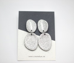 Glossy stone (glitter/silver)
