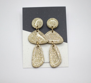 Dangle (guld/glitter)