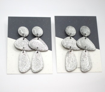 Dangle (silver/glitter)