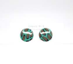 Studs (grön leo/gloss)