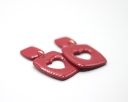 Glossy heart (röd)