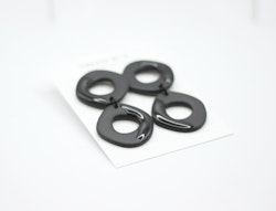 Uneven circle (Svart/matt/gloss)