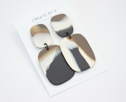 Soft edges (svart/brun melerad)
