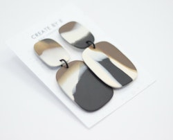 Soft edges (svart/brun melerad)