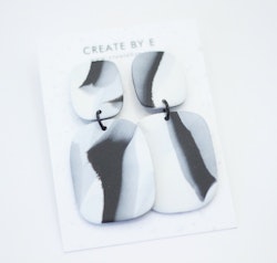 Soft edges (svart/vit melerad)