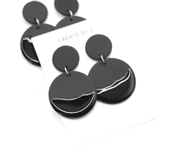 Mattsvart/glossy circle (större)