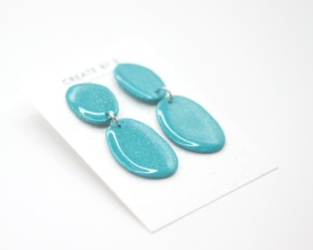 Stone (turkos/glitter/gloss)