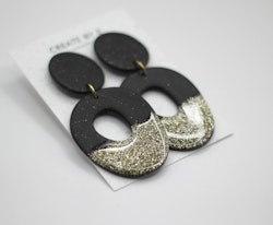 Big (svart/guldglitter/gloss)