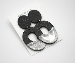 Big (svart/silverglitter/gloss)