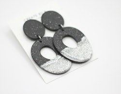 Big (svart/silverglitter/gloss)