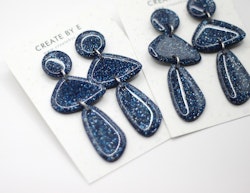 Dangle (blå/glitter)