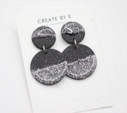 Circle (mattsvart/glittergloss)