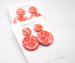 Glossy circle (rosa/orange)