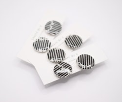 Glossy studs (ränder) 2cm
