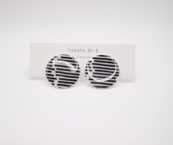 Glossy studs (ränder) 2,5cm