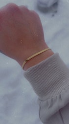 Armband i rostfritt kirurgiskt stål (guld)