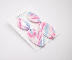 Glossy stone (rosa/blå)