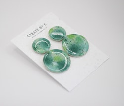Glossy circle (grön turkos)