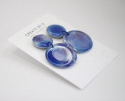 Glossy circle (blå)