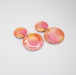 Glossy circle (rosa/orange)
