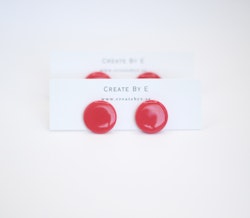 Glossy studs (hallonröd)