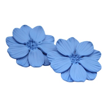 Större blommor studs (blå)
