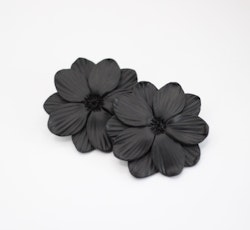 Större blommor studs (svart)