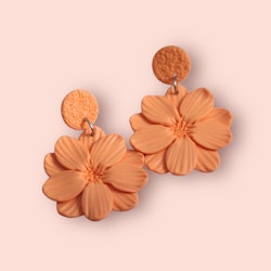 Blommor (peach)