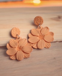 Blommor (peach)