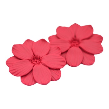 Större blommor studs (hallonröd/rosa)