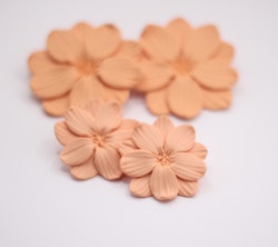 Större blommor studs (peach)