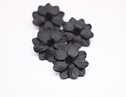 Större blommor studs (svart)