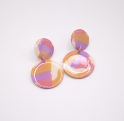 Glossy circle (rosa/lila/orange)