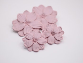 Blommor studs (gammelrosa)