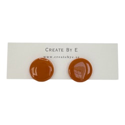 Glossy studs (1,5cm) orange