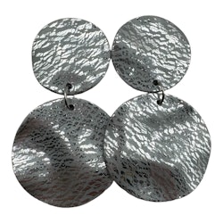 Skrynkliga cirklar (silver)