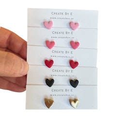Mini hjärtan studs (flera färgval)